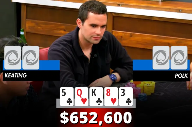Keating Wins $1M+ Despite Losing $652K Pot to Polk