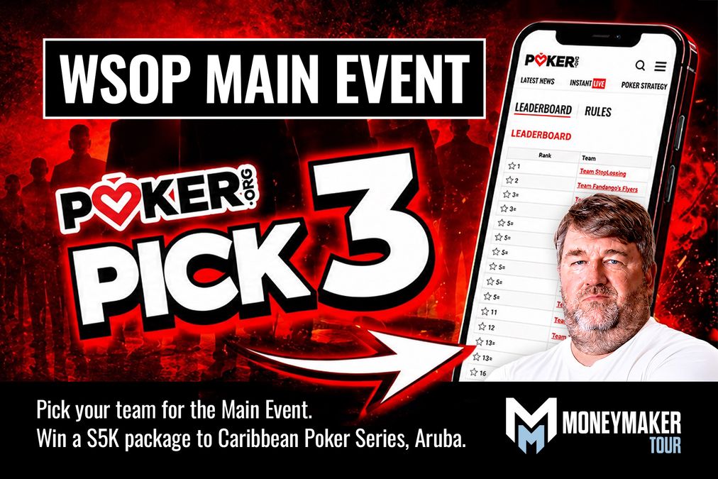 Poker.org Offers Free WSOP Pick 3 Contest for $5K Aruba Trip